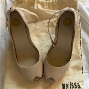 Melissa Size 8 Plastic Wedges